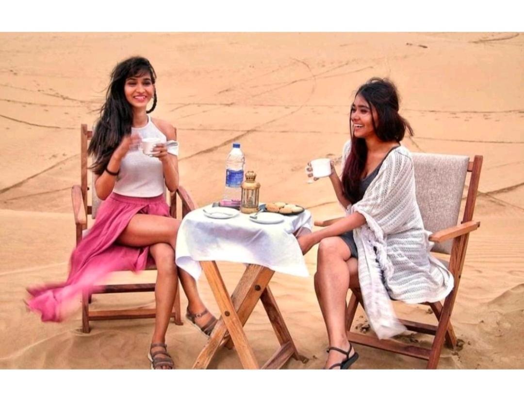 Golden Sandstone Hotel Desert Safari Camp Jaisalmer Buitenkant foto