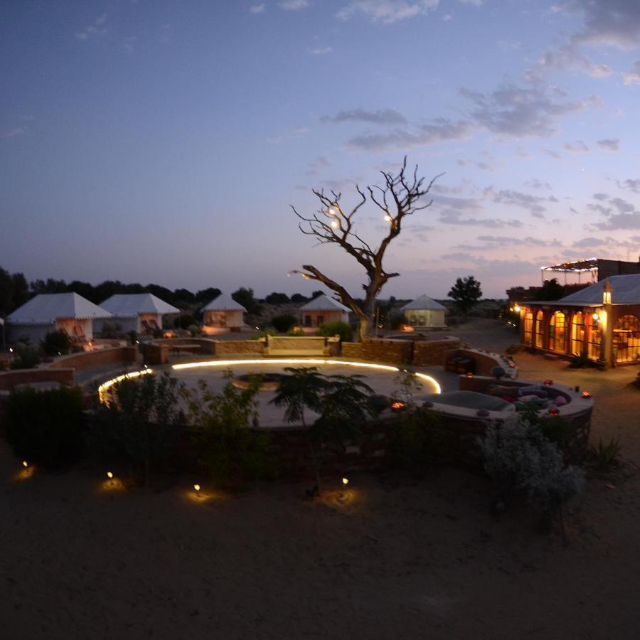 Golden Sandstone Hotel Desert Safari Camp Jaisalmer Buitenkant foto